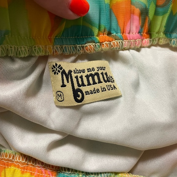 Show Me Your MuMu skirt in Twiggy Tulips - Picture 5 of 5